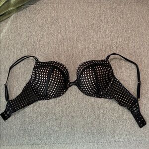 Victoria's Secret Black and Cream Bra